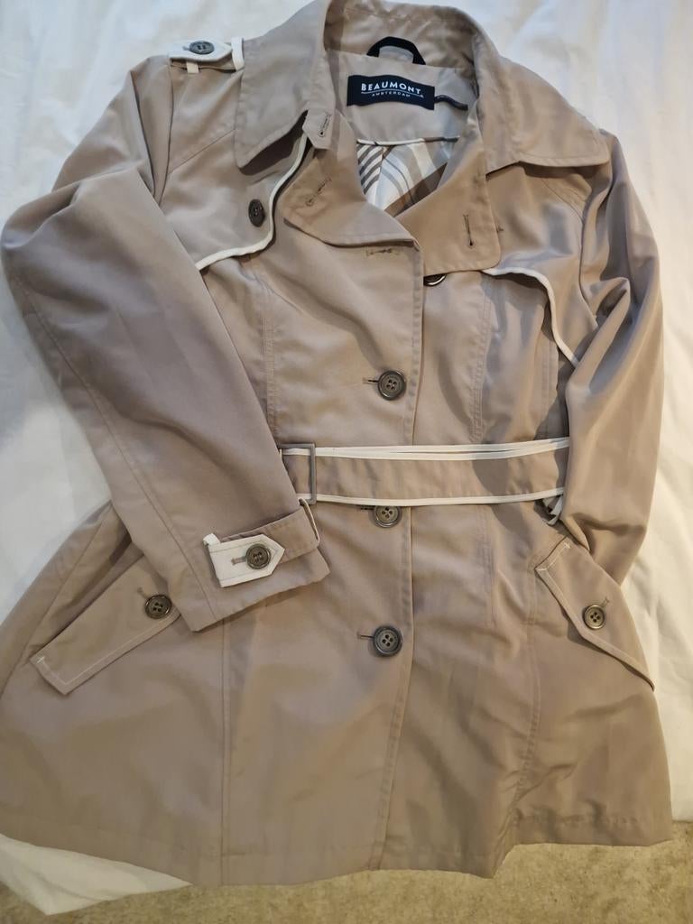 Beaumont Amsterdam Trenchcoat - Zo goed als nieuw, Beige, Maat 42/44 (L), Ophalen of Verzenden, Zo goed als nieuw