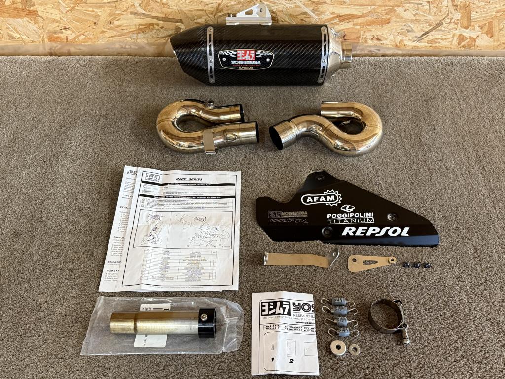 Yoshimura R-77 R77 uitlaat demper Honda CBR1000RR 2012-2013, Gebruikt, 5420 Daniels Street, Chino, CA, 91710, US, Verzenden, Sales@yoshimura-rd.com