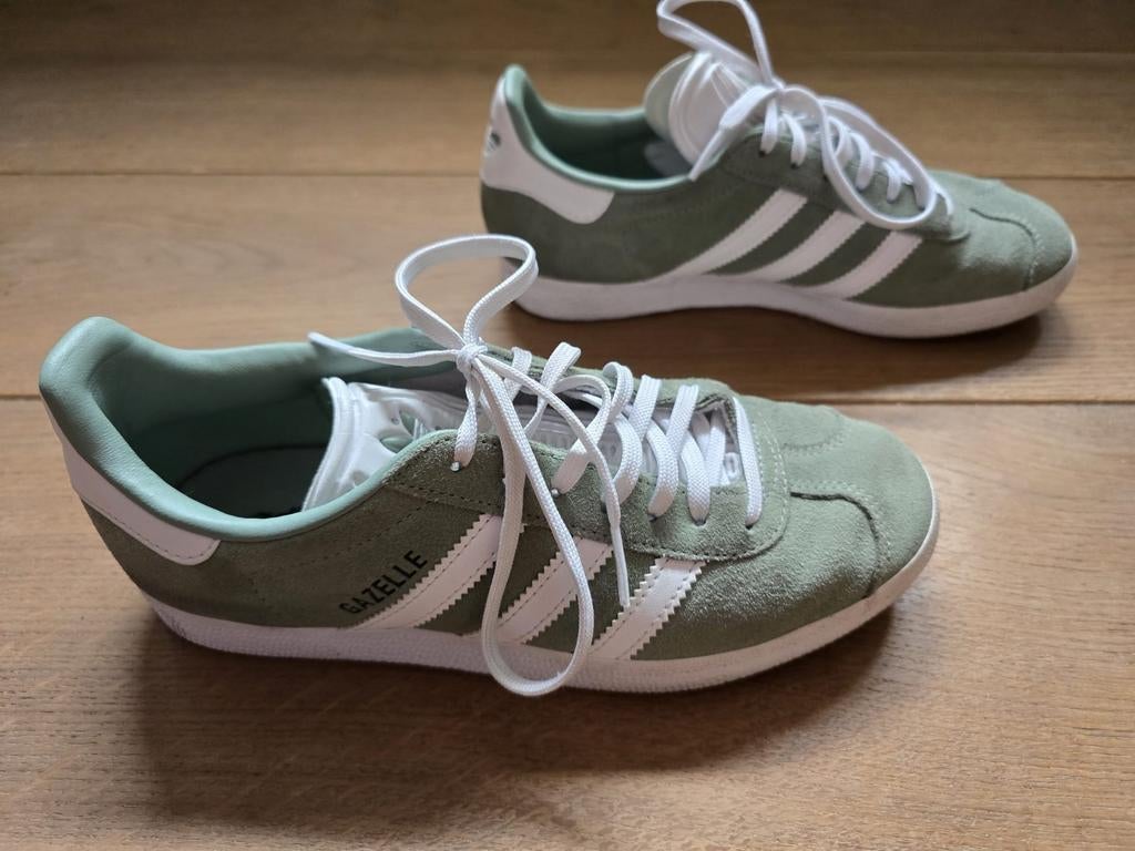 Adidas Gazelle sneaker gymschoen dames groen maat 38, Adidas, Ophalen of Verzenden, Gedragen