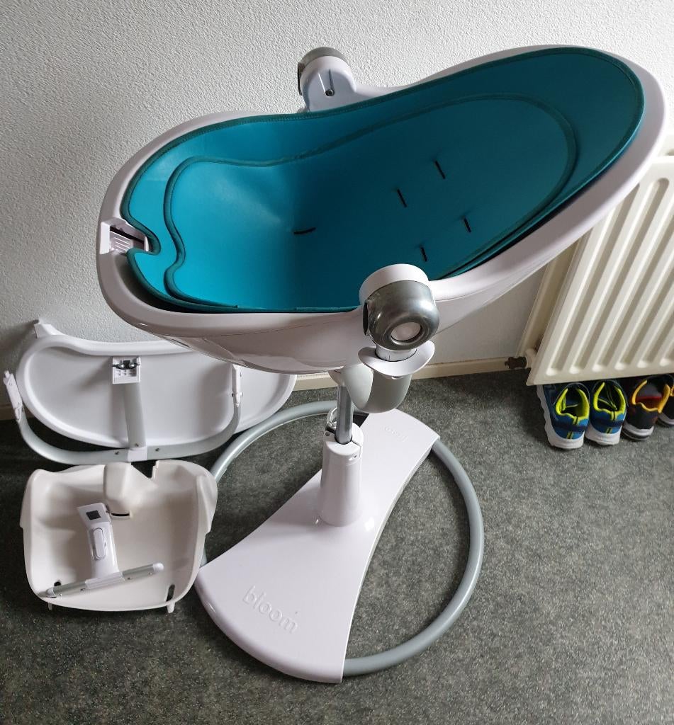 Complete Bloom fresco chrome met veel extras, Ophalen, Gebruikt, Meegroeistoel, Gordel(s)
