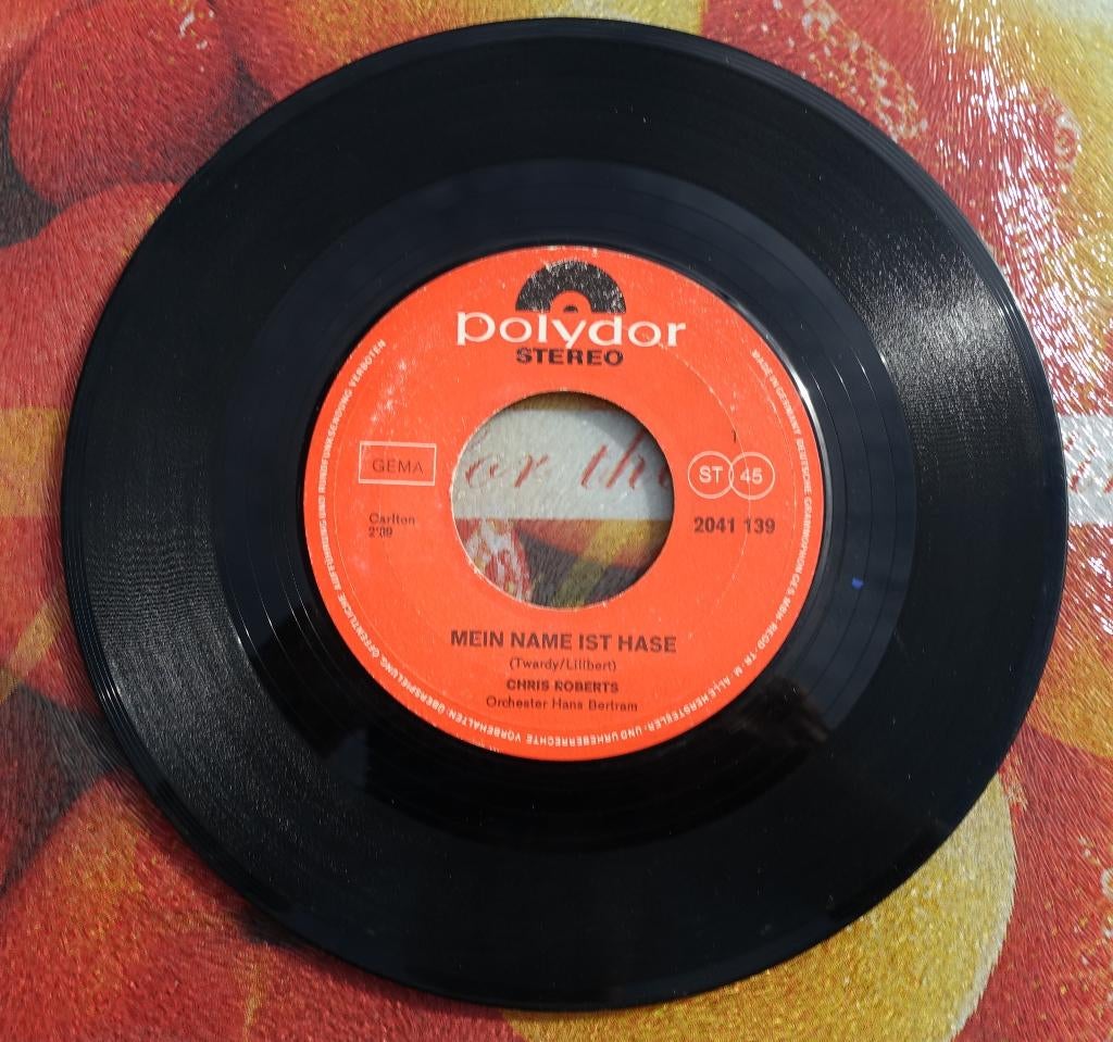 chris roberts - mein name ist hase, Gebruikt, Overige genres, 7 inch, Single