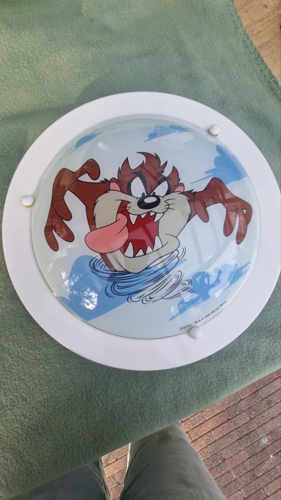 Leuke Tasmanian Devil plafondlamp 31 cm, Ophalen of Verzenden, Zo goed als nieuw