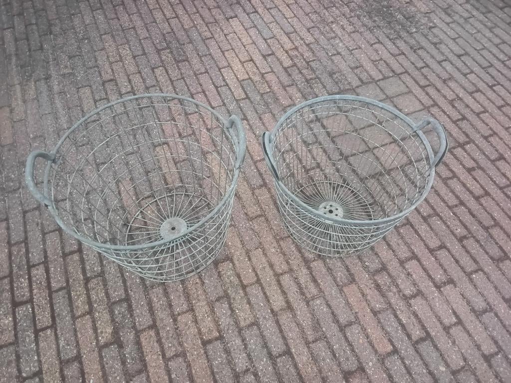 Ijzeren aardappelmand, Ophalen, Gebruikt