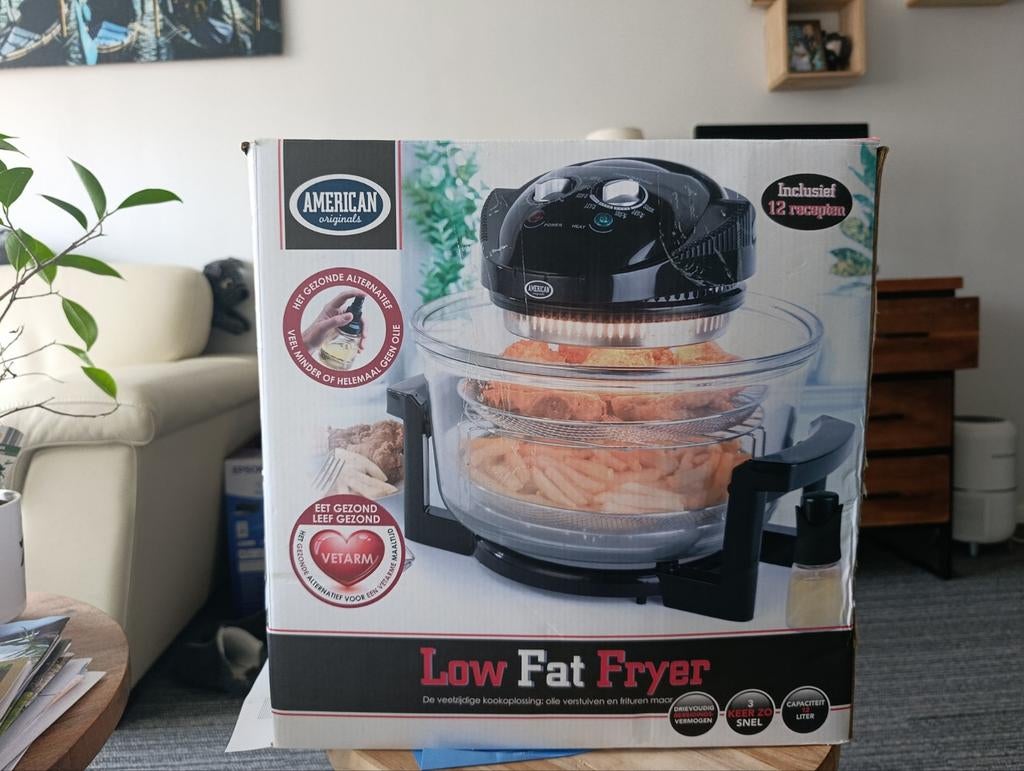 Airfryer American Originals Low Fat Fryer  12L Nieuw in doos, Witgoed en Apparatuur, Frituurpannen, Ophalen of Verzenden, Nieuw