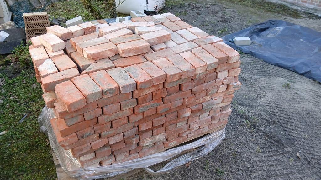 Oude beerse stenen, Ophalen, Bakstenen