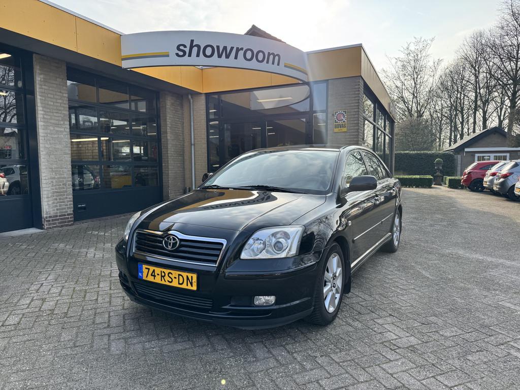 Toyota Avensis 1.8 VVTi Linea Luna Climate Control, Auto's, Voorwielaandrijving, 1794 cc, 4 cilinders, Zwart