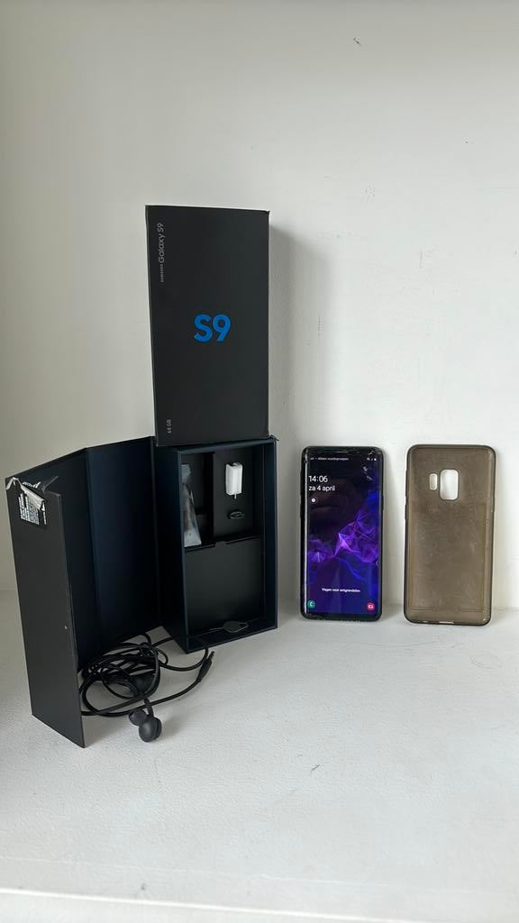 Samsung Galaxy S9 met accessoires, Telecommunicatie, Mobiele telefoons | Samsung, 64 GB, Ophalen of Verzenden, Zo goed als nieuw