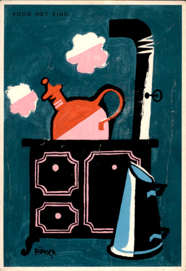 Voor het kind, fluitketelje, Wim Bijmoer, Verzenden, 1960 tot 1980, Gelopen, Kinderen