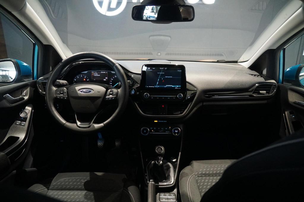 Ford Fiesta 1.0 EcoBoost Titanium + CAMERA / APPLE CARPLAY, Start-stop-systeem, Gebruikt, Euro 6, Blauw