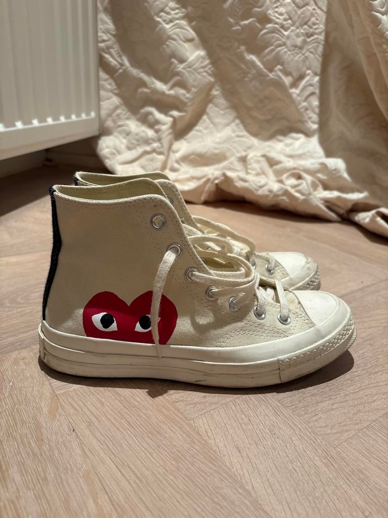 Comme des Garçons Converse Schoenen 39 1/3 Zeer Goede Staat, Kleding | Dames, Schoenen, Zo goed als nieuw, Sneakers of Gympen