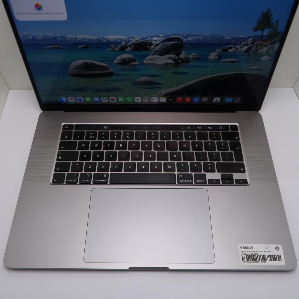 Apple Macbook Pro 2019 16-inch i7/ 16GB/ 512GB SSD, Niet ingevuld, Zo goed als nieuw, Niet ingevuld, Niet ingevuld