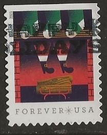 USA 206, kerstman8 voor monty, Verzenden, Gestempeld, Noord-Amerika