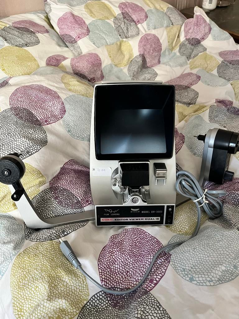GOKO Editor Viewer Dual 8 GM-3003 voor 8mm films, Audio, Tv en Foto, Filmrollen, Ophalen, 8mm film