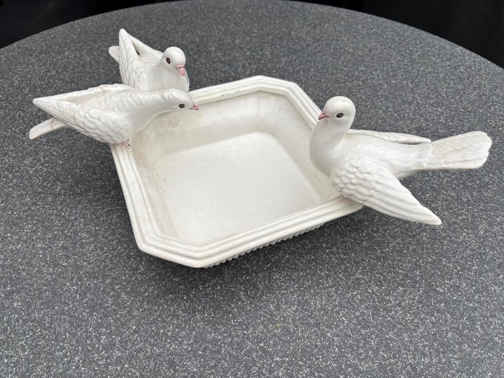 Schaal duiven made in italy, Ophalen of Verzenden