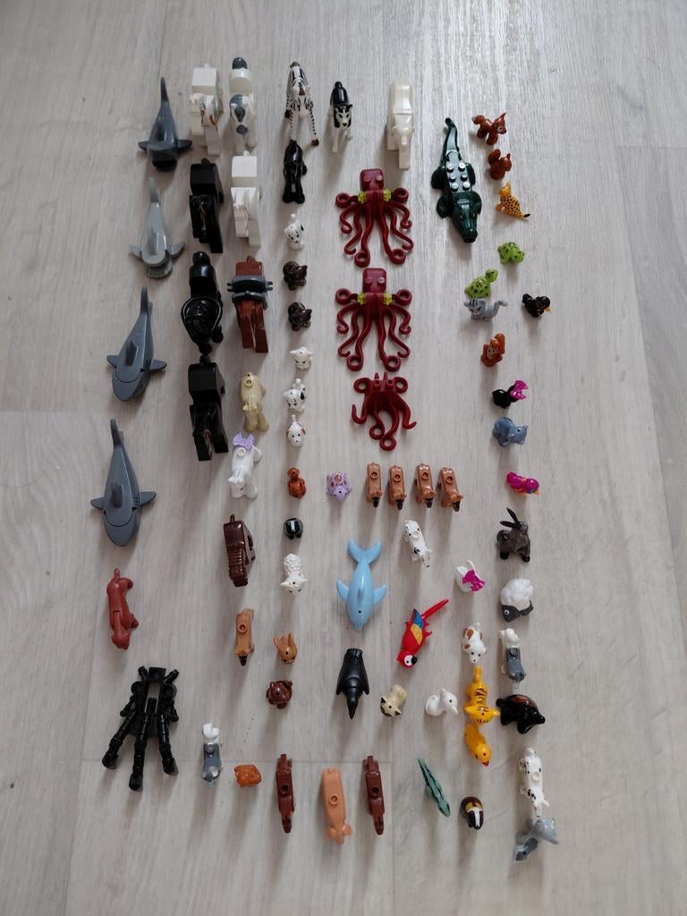 Grote collectie LEGO dieren en figuren, Ophalen of Verzenden, Gebruikt, Overige merken