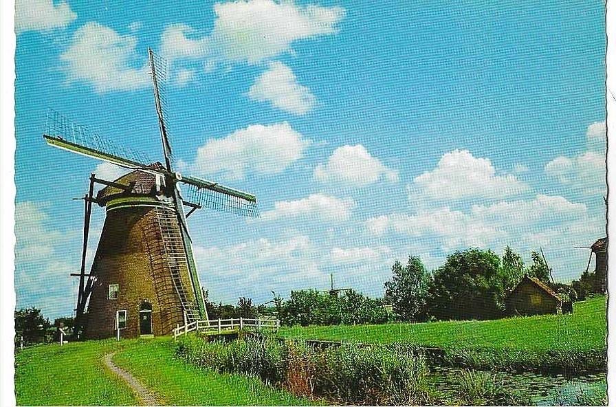 Kinderdijk / Molens, Ophalen of Verzenden, 1960 tot 1980, Ongelopen, Zuid-Holland