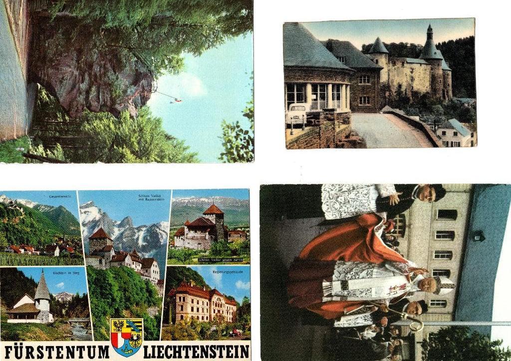 23 Ansichtkaarten van Luxemburg etc., Ophalen of Verzenden, 1960 tot 1980, Gelopen, Luxemburg