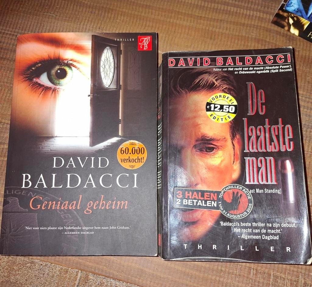 Boekenkast opruiming! David Baldacci boeken, Boeken, Thrillers, Ophalen, Zo goed als nieuw