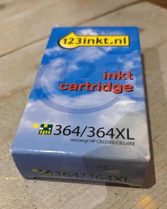 Cartridge 123inkt nl t.v.v. HP 364/364 XL Geel, Computers en Software, Printerbenodigdheden, Ophalen of Verzenden, Nieuw, Cartridge