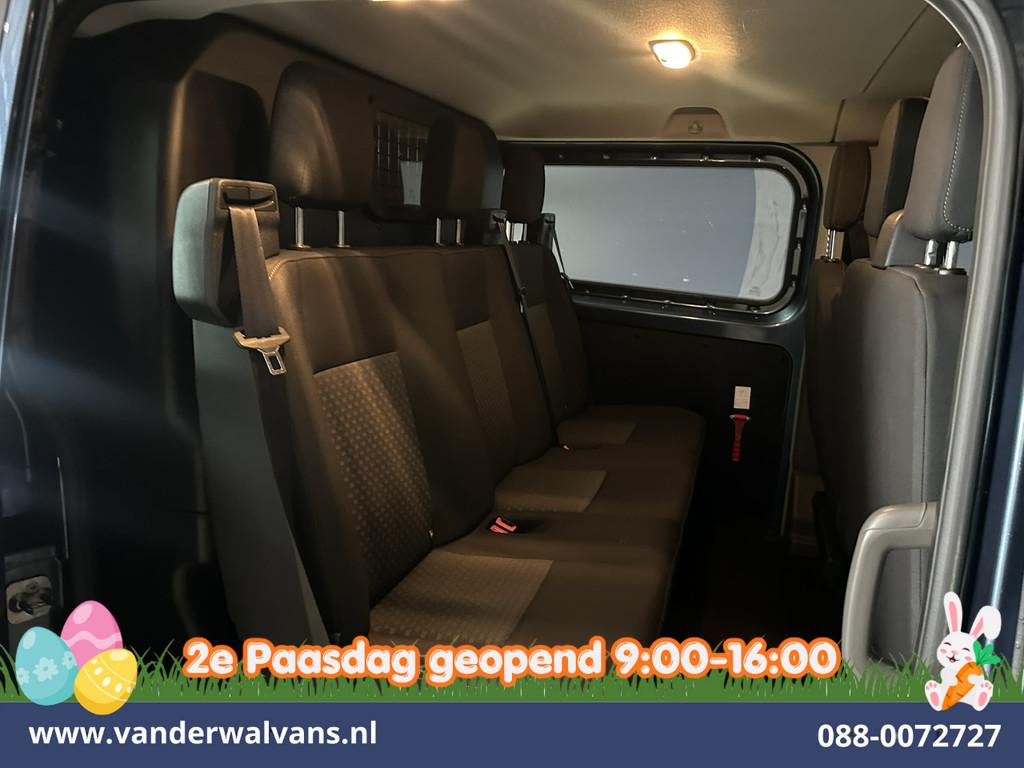 Ford Transit Custom 2.0 TDCI 131pk L2H1 Dubbele Cabine Euro6, Voorwielaandrijving, Stof, Gebruikt, 4 cilinders