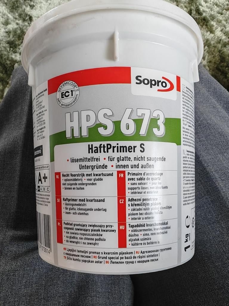 Sopro HPS 673 HaftPrimer S - Hecht Voorstrijk met Kwartszand, Wit, Nieuw, Ophalen of Verzenden, Verf