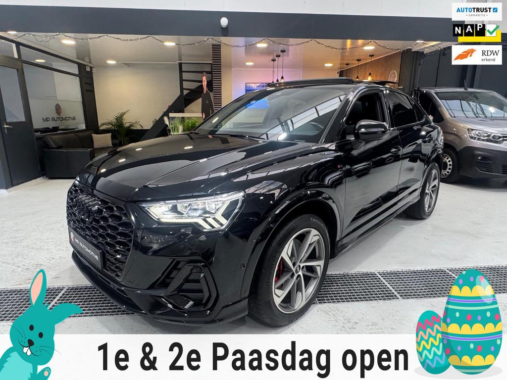 Audi Q3 Sportback 45 TFSI quattro S-Line|Pano|Memory|Keyless, Gebruikt, Euro 6, 1984 cc, Zwart