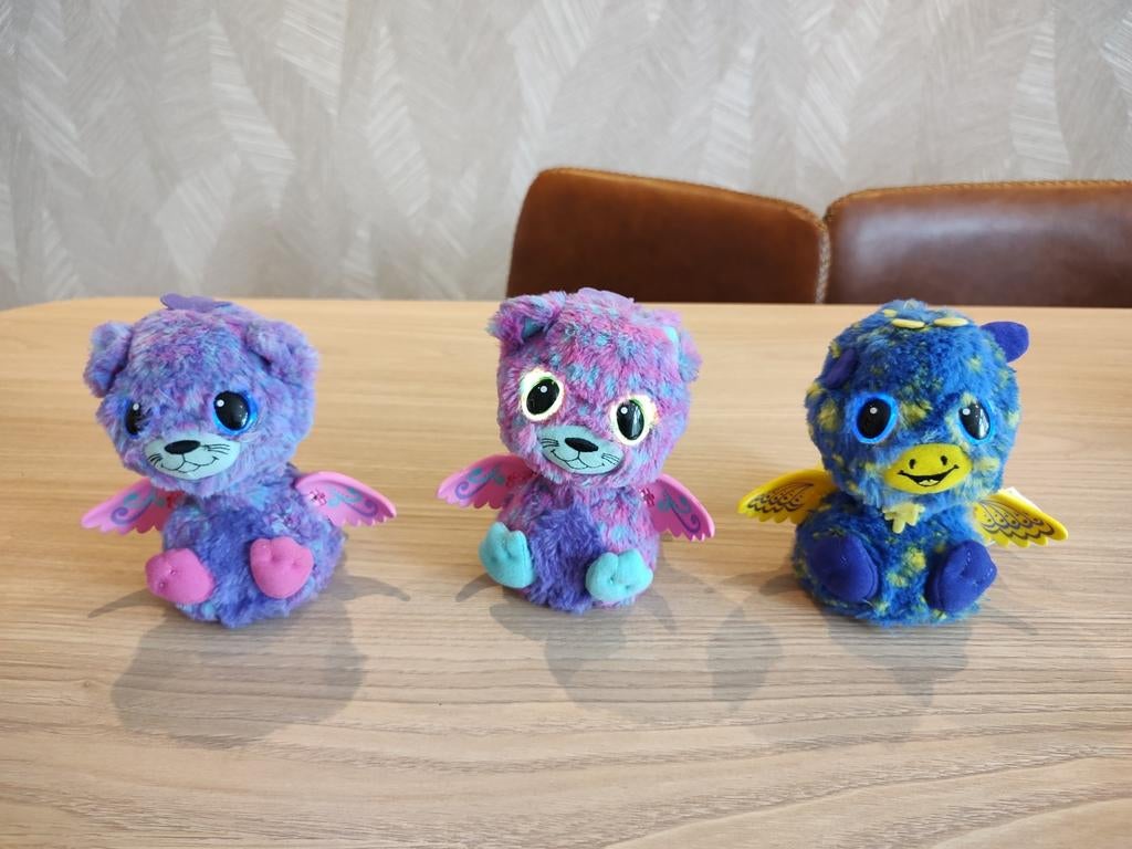 Hatchimals diertjes, 3 stuks, Ophalen of Verzenden, Gebruikt, Overige typen