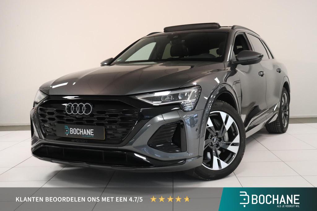 Audi Q8 e-tron 50 quattro S Edition 95 kWh | Panoramadak | S, Auto's, Audi, Automaat, 131 €/maand, 95 kWh, Met garantie (alle)