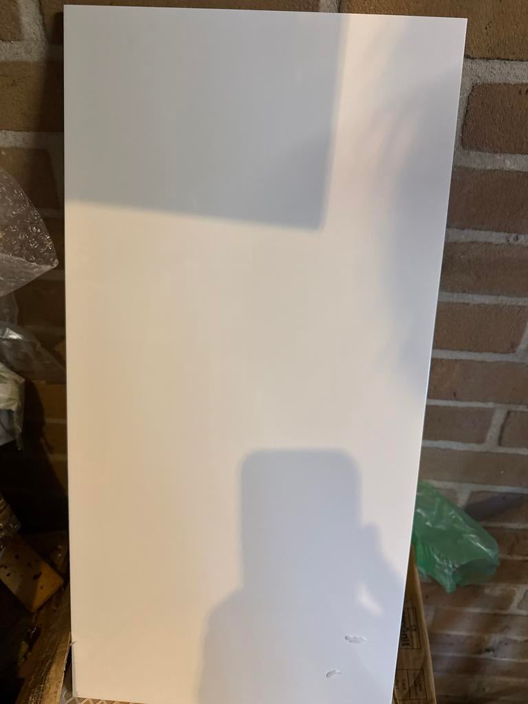 Glans witte tegels 8 m2 - 30x60 cm, 40 tot 60 cm, Nieuw, 20 tot 40 cm, Wandtegels