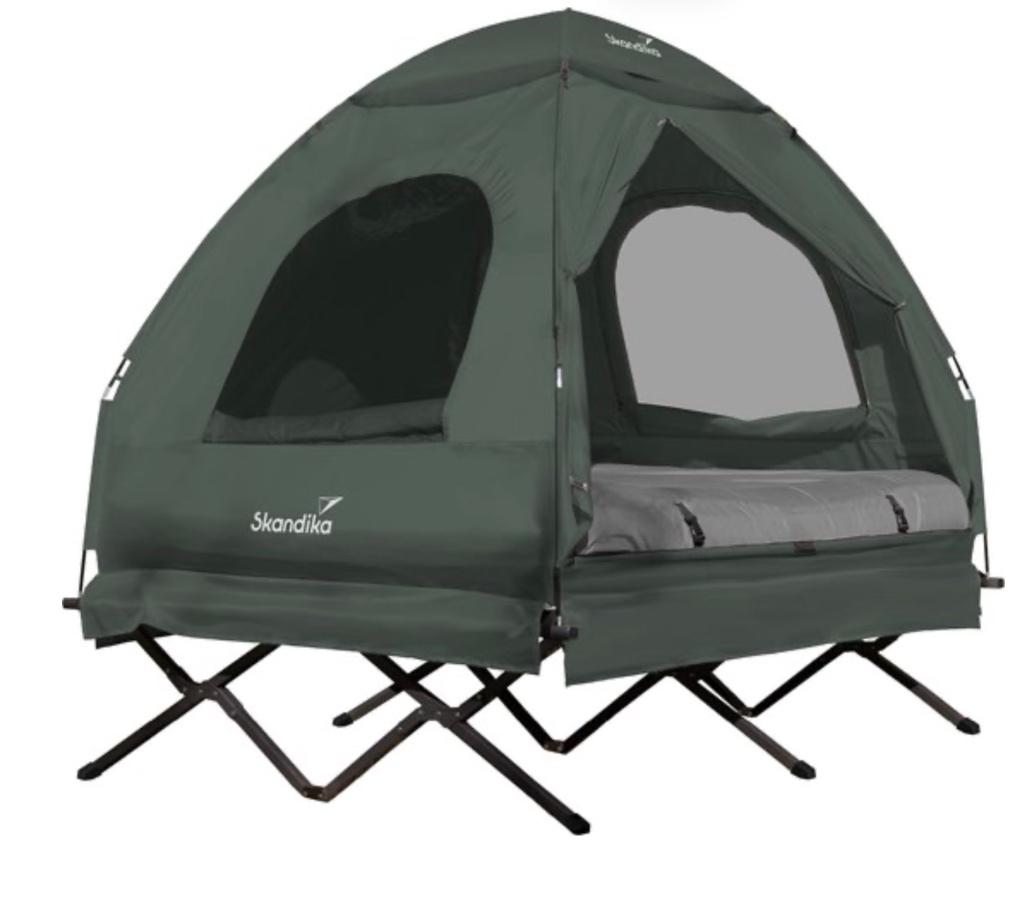 Skandida tent met luchtbed op onderstel, Ophalen, Nieuw, Tot en met 2