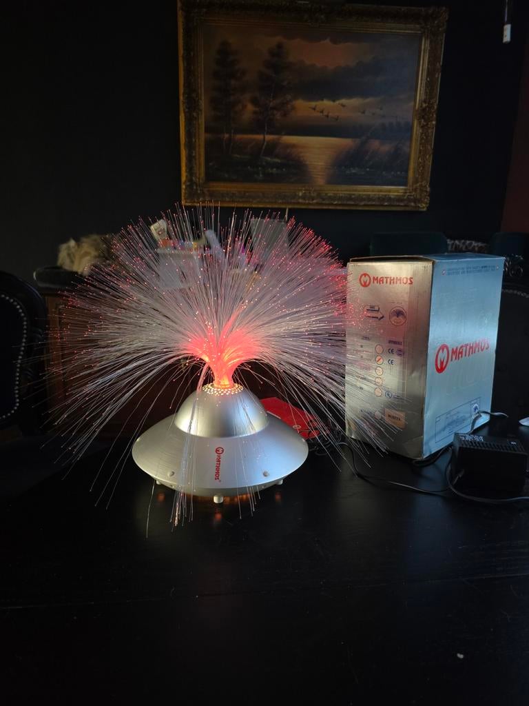 Vintage Mathmos Fibre UFO Lamp, Ophalen of Verzenden, Space age