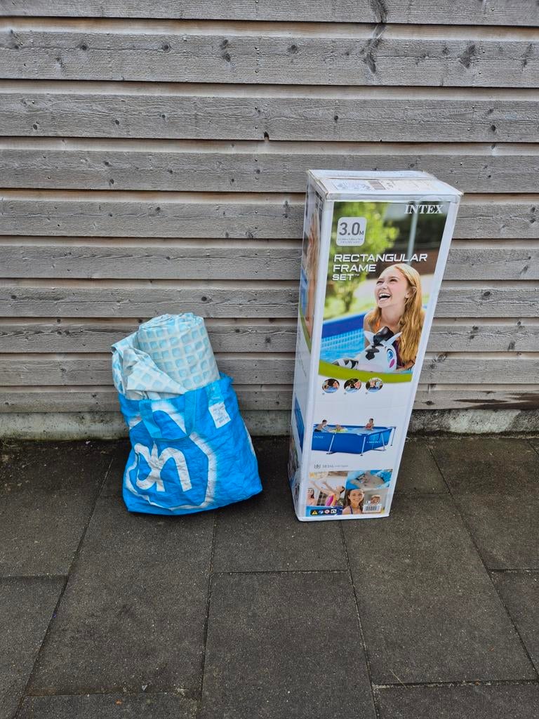 Intex zwembad 300x200x75 cm, Ophalen, Gebruikt, Opzetzwembad, 200 tot 400 cm