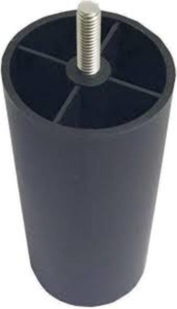 Boxspring poten zwart M8 /12cm hoog (set van 6 stuks)nieuw., Ophalen of Verzenden, Nieuw, Tweepersoons, Zwart