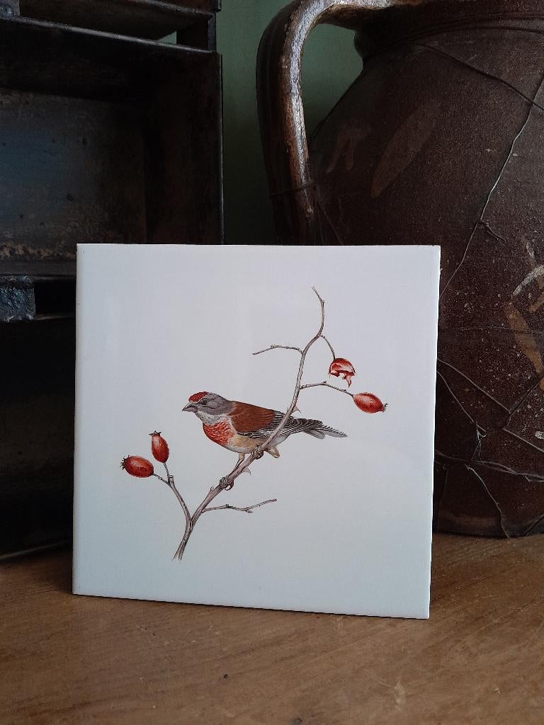 ~ Vintage Villeroy & Boch Wandtegel Kneu Vogel Tegel, Antiek en Kunst, Ophalen of Verzenden