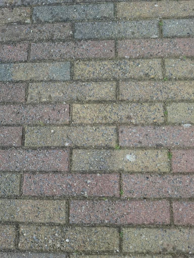 Gratis 55m2 bestrating, Ophalen, Gebruikt, Beton, Klinkers