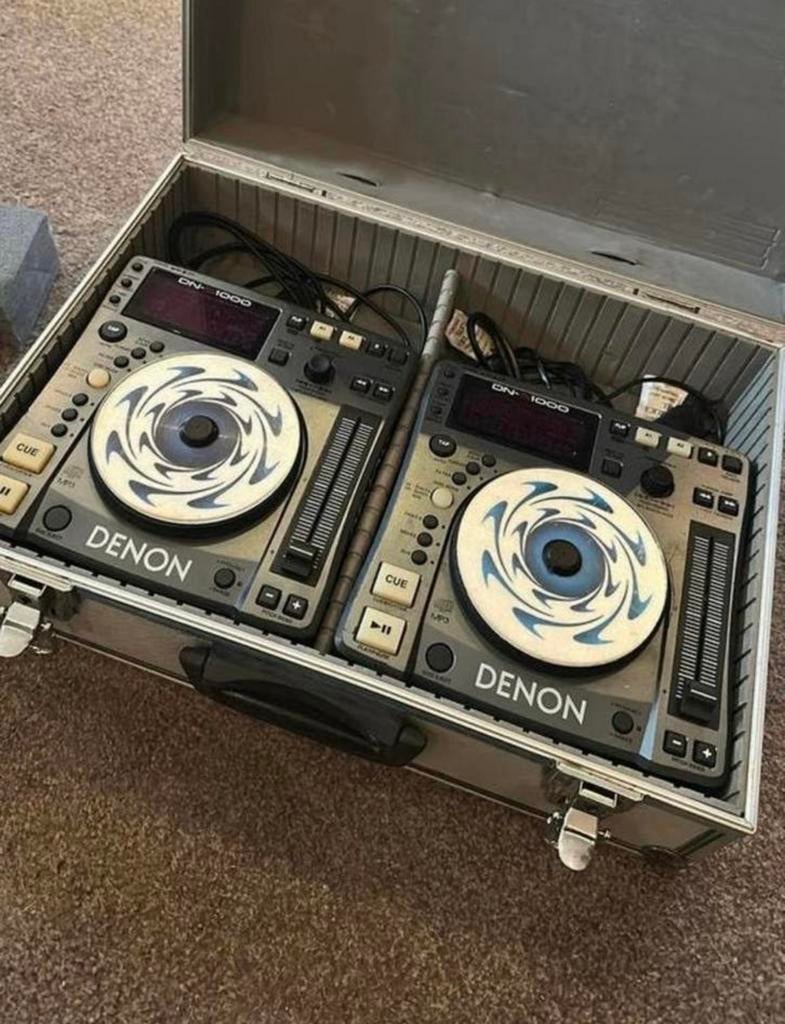 Denon DN-S1000 DJ set + flightcase werkend, Ophalen of Verzenden, Zo goed als nieuw, Denon