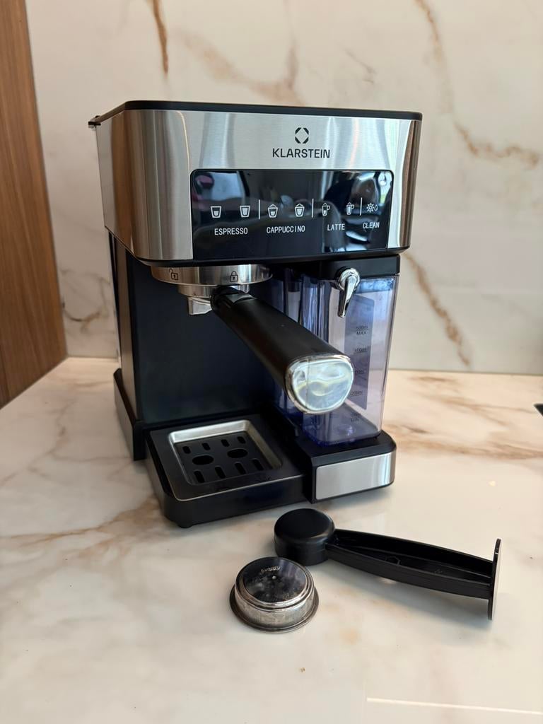 Klarstein espresso koffiemachine nieuw, Espresso apparaat, Nieuw, Gemalen koffie, Ophalen of Verzenden