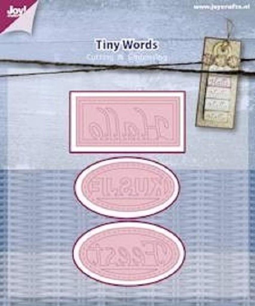 snijmallen Joy Crafts tekstjes NIEUW, Ophalen of Verzenden, Nieuw, Fantasie, Pons of Mal