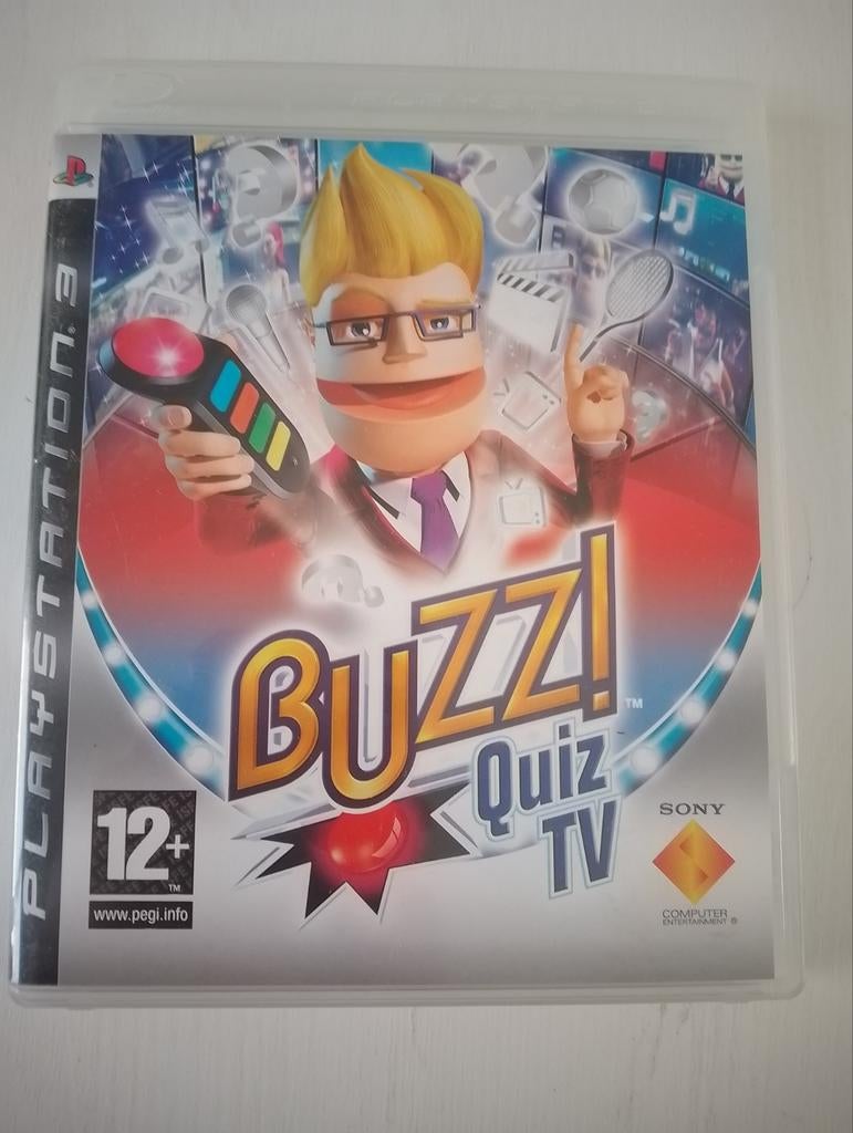 Buzz! Quiz TV PlayStation 3, Puzzel en Educatief, Ophalen of Verzenden, Zo goed als nieuw, 3 spelers of meer