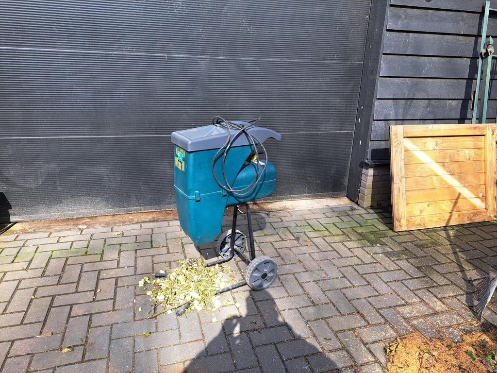 Elektrische versnipperaar 3,5 cm takken, Tuin en Terras, Hakselaars, Ophalen of Verzenden, Gebruikt, Elektrisch