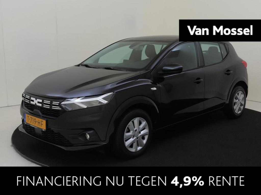 Dacia Sandero 1.0 TCe 90PK Expression | Parkeersensoren Acht, Auto's, Dacia, Bedrijf, Te koop, Sandero, ABS, Airbags, Airconditioning