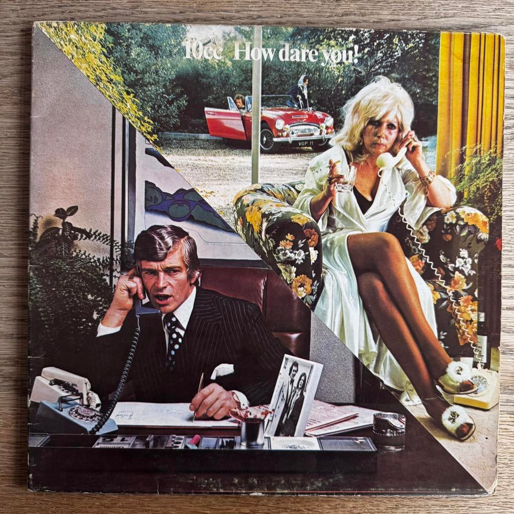 10CC How Dare You LP Vinyl 1976 Holland Pop Rock, Ophalen of Verzenden, Gebruikt, 12 inch, Poprock