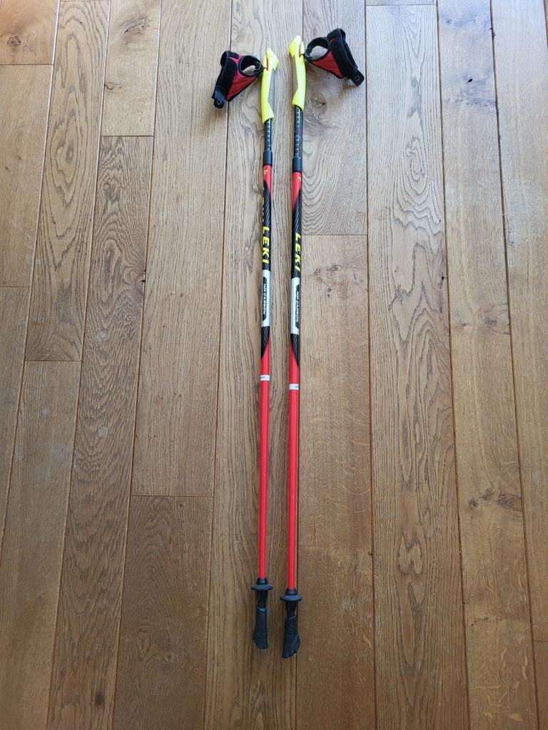 Leki Speed Pacer Vario Nordic Walking stokken - 105-115 cm, Ophalen, Verstelbaar, Zo goed als nieuw