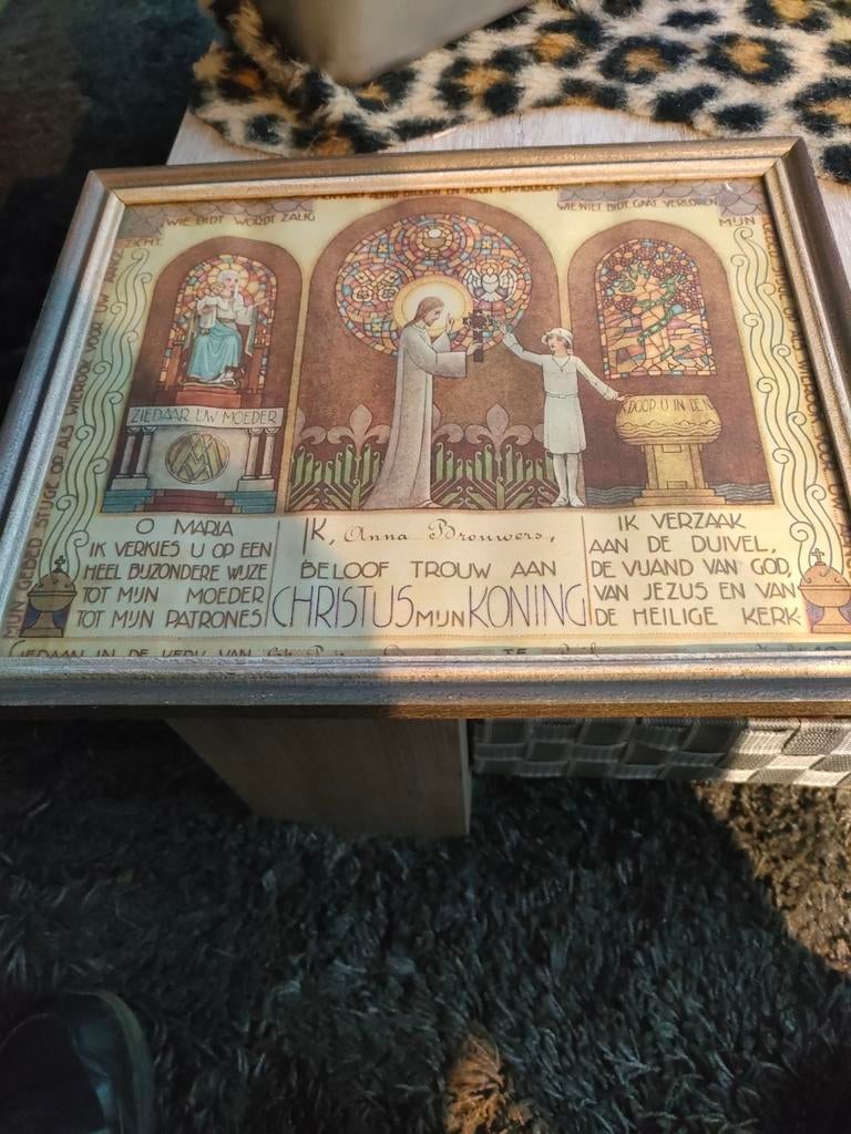 Herinnerings schilderij, Antiek en Kunst, Ophalen