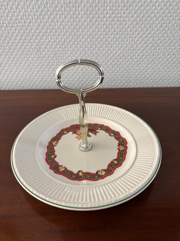 Wedgwood Edme Christmas Time etagère / presenteerschaal., Ophalen of Verzenden, Zo goed als nieuw