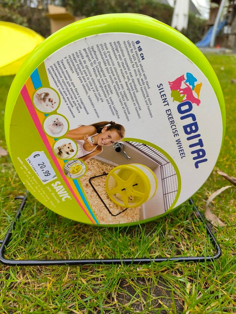 Hamster silent loopwiel, Ophalen