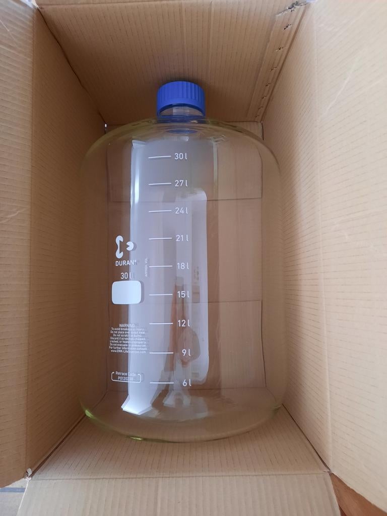 Schott Duran GLS80 draadfles 30 liter, Ophalen, Nieuw