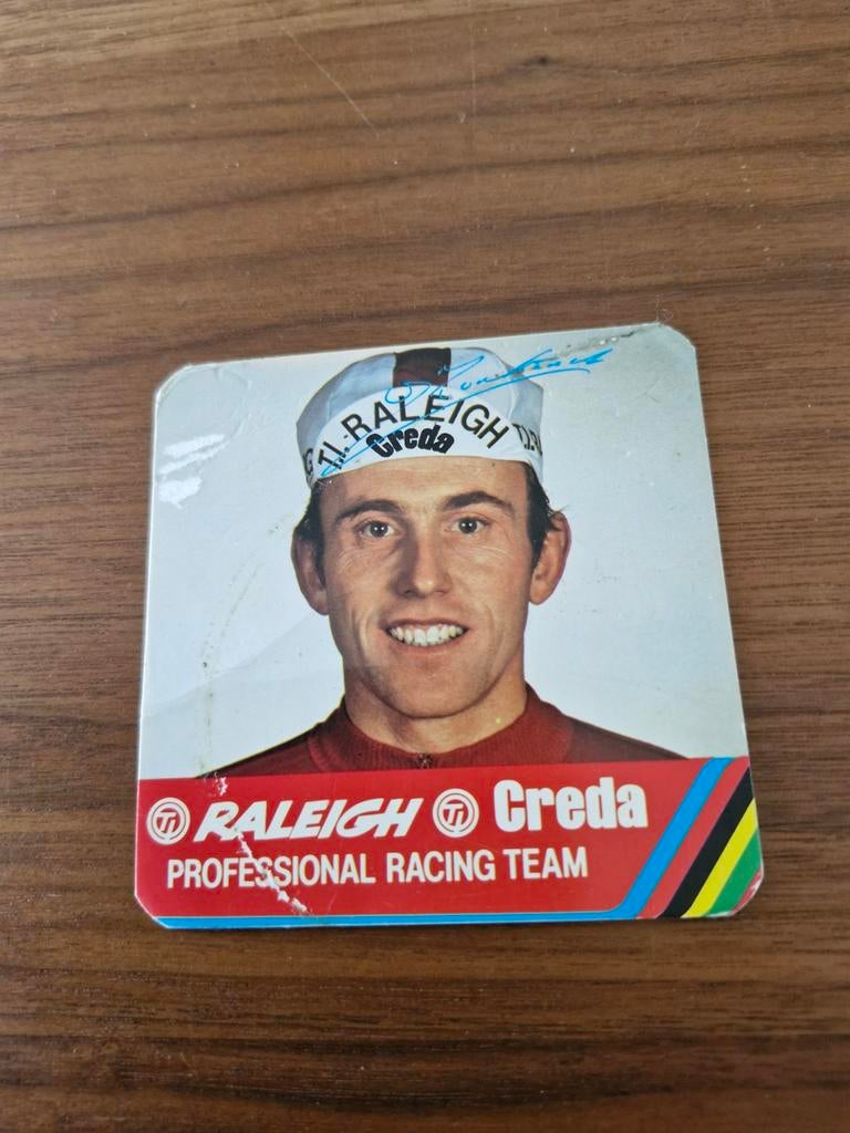 5067 Raleigh Creda Wielerteam Spelerskaart Joop Zoetemelk, Ophalen of Verzenden