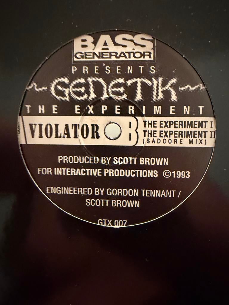 Gabber Vinyl Happy Genetik The Violator, Ophalen of Verzenden, Gebruikt, 12 inch