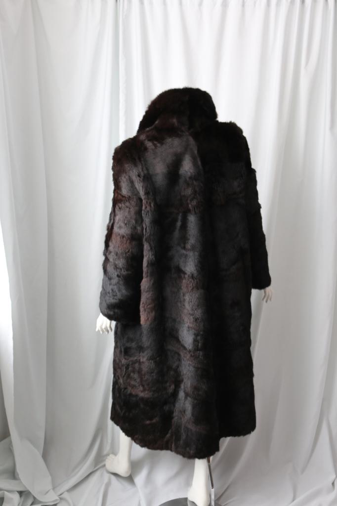 Vintage maxi fur coat  Echte bontjas, Kleding | Dames, Jassen | Winter, Gedragen, Maat 42/44 (L), Bruin, Verzenden